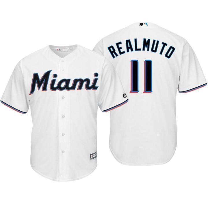 J.T. Realmuto Miami Marlins 2019 Baseball Player Jersey