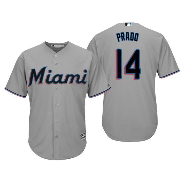 Martin Prado Miami Marlins 2019 Baseball Player Jersey