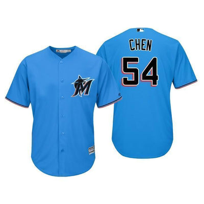 Wei-Yin Chen Miami Marlins 2019 Baseball Player Jersey