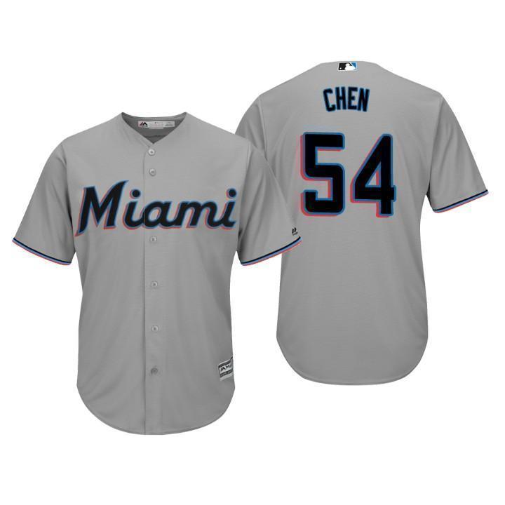 Wei-Yin Chen Miami Marlins 2019 Baseball Player Jersey