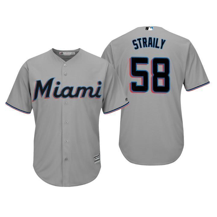 Dan Straily Miami Marlins 2019 Baseball Player Jersey