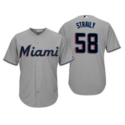 Dan Straily Miami Marlins 2019 Baseball Player Jersey