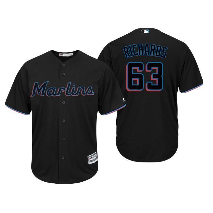 Trevor Richards Miami Marlins 2019 Baseball Player Jersey