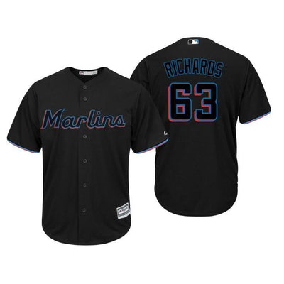 Trevor Richards Miami Marlins 2019 Baseball Player Jersey