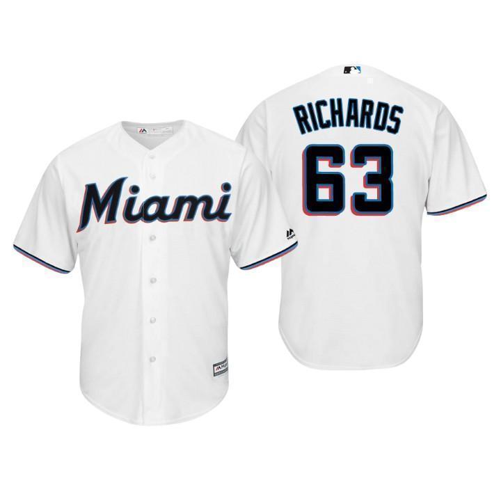 Trevor Richards Miami Marlins 2019 Baseball Player Jersey