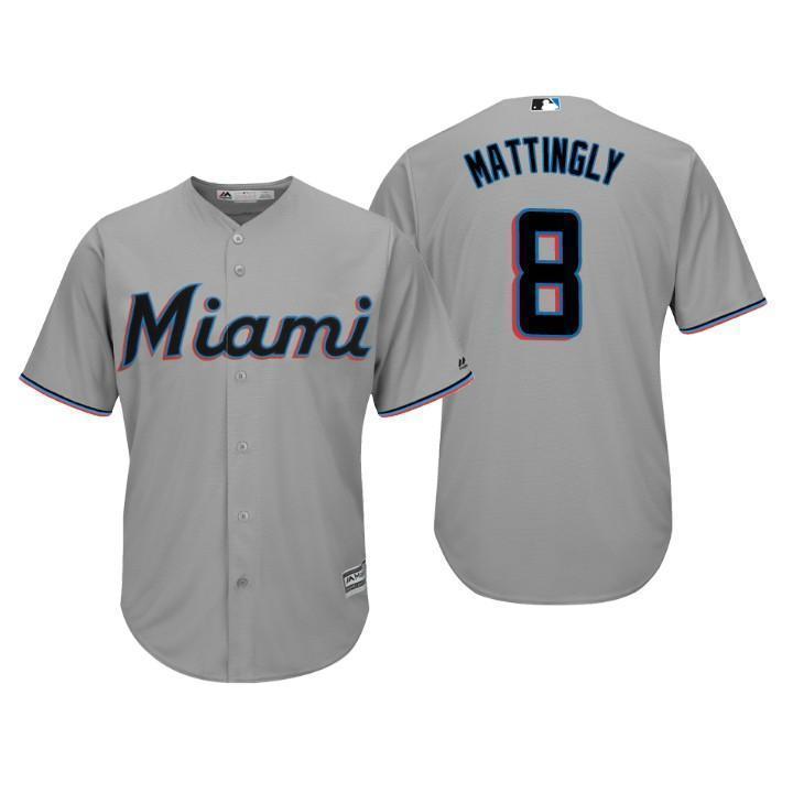 Don Mattingly Miami Marlins 2019 Baseball Player Jersey
