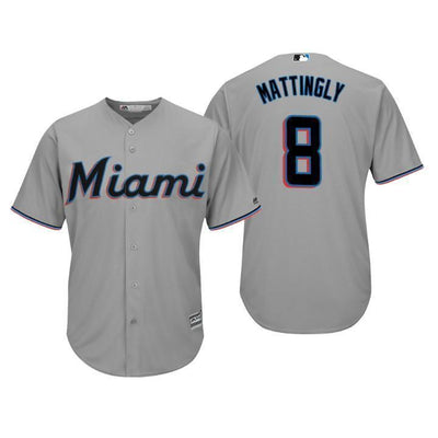 Don Mattingly Miami Marlins 2019 Baseball Player Jersey