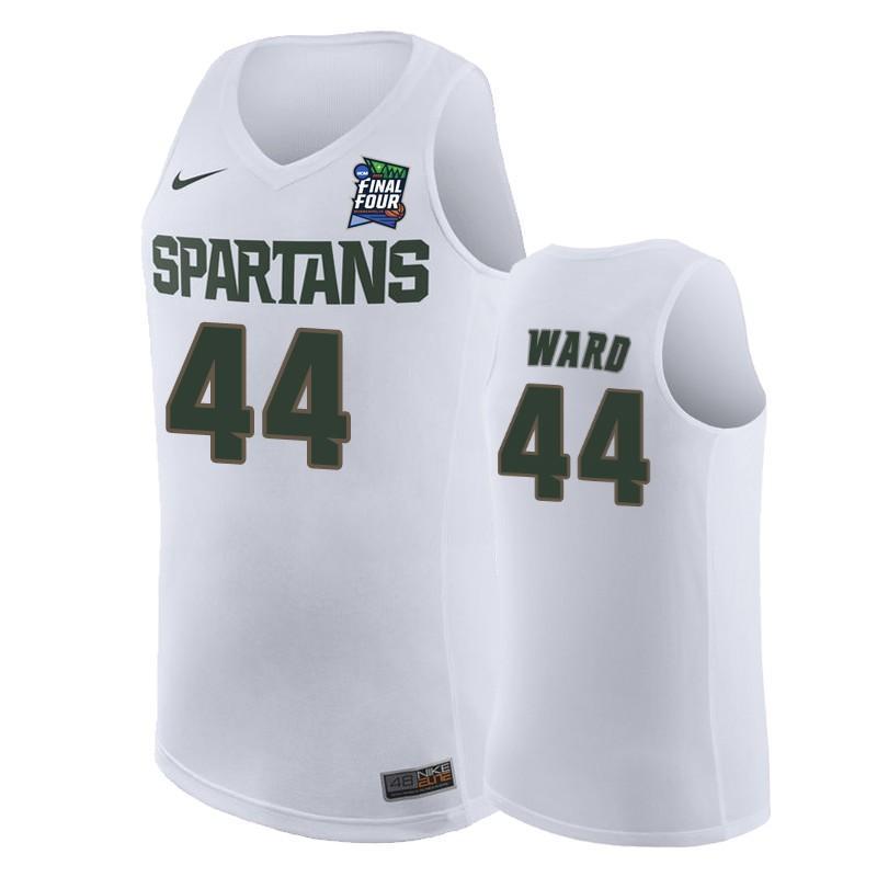 Nick Ward Michigan State Spartans 2019 Final Four Basketball Jersey - White