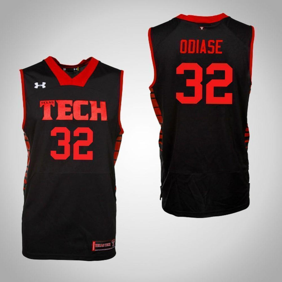 Norense Odiase Texas Tech Red Raiders Basketball Jersey