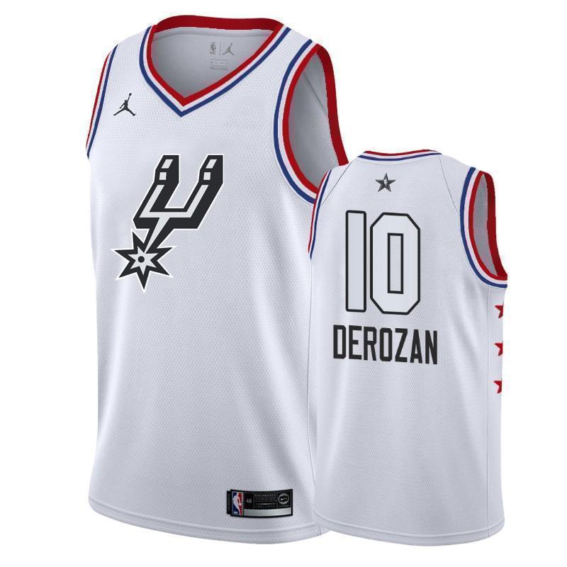 San Antonio Spurs #10 DeMar DeRozan 2019 ALL STAR Swingman Jersey