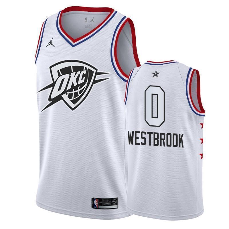 Oklahoma City Thunder #0 Russell Westbrook 2019 ALL STAR Swingman Jersey