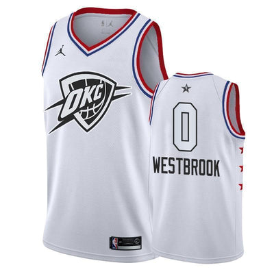 Oklahoma City Thunder #0 Russell Westbrook 2019 ALL STAR Swingman Jersey