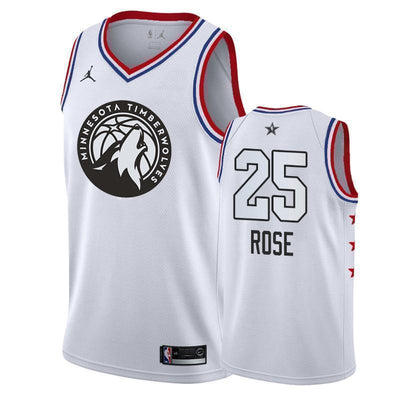 Minnesota Timberwolves #25 Derrick Rose 2019 ALL STAR Swingman Jersey