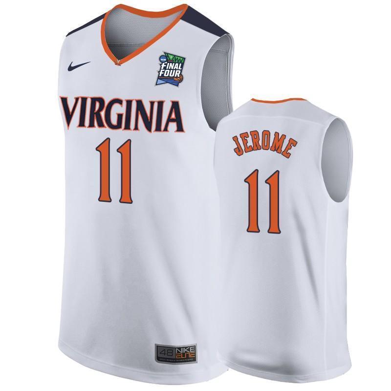 Ty Jerome Virginia Cavaliers 2019 Final Four Basketball Jersey - White