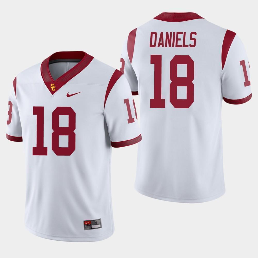 JT Daniels USC Trojans Football Jersey - White