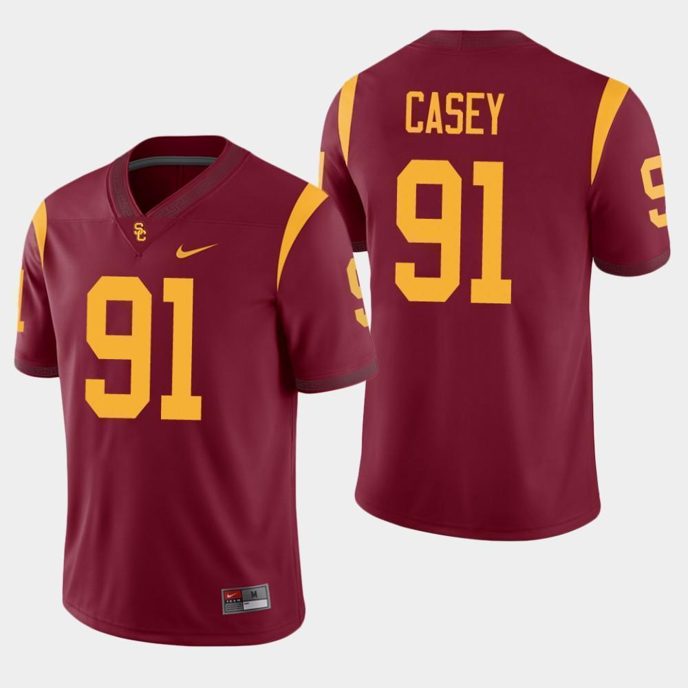 Jurrell Casey USC Trojans Football Jersey - Cardinal