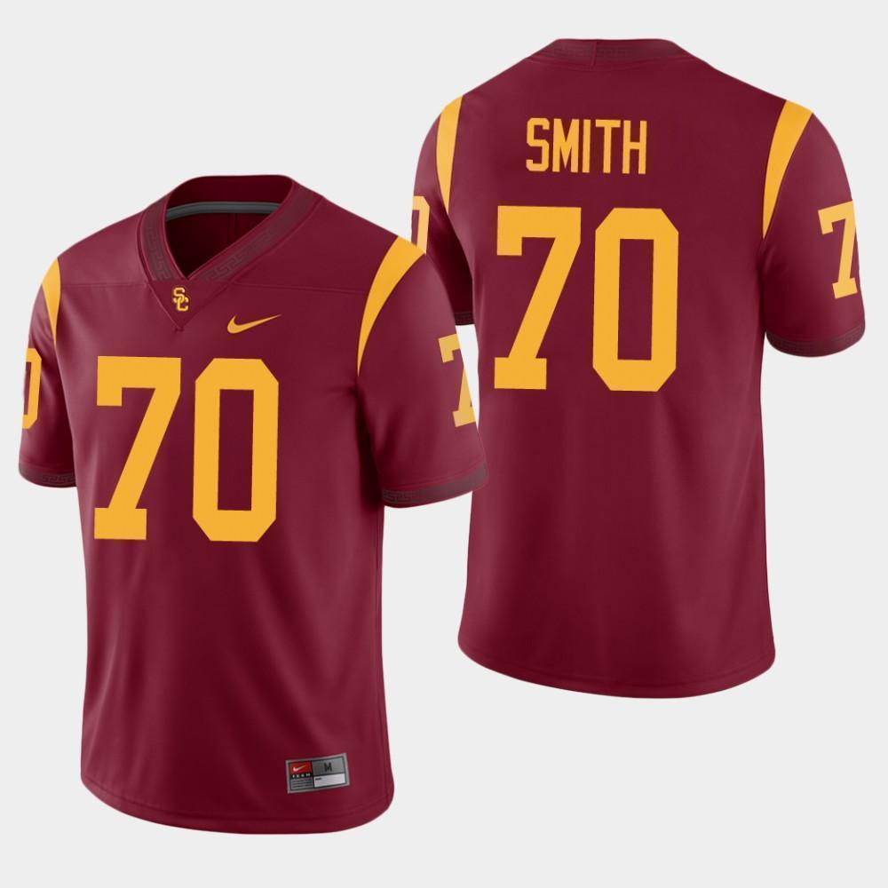 Tyron Smith USC Trojans Football Jersey - Cardinal