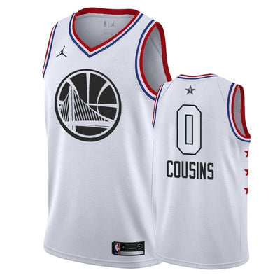 Golden State Warriors #0 DeMarcus Cousins 2019 ALL STAR Swingman Jersey