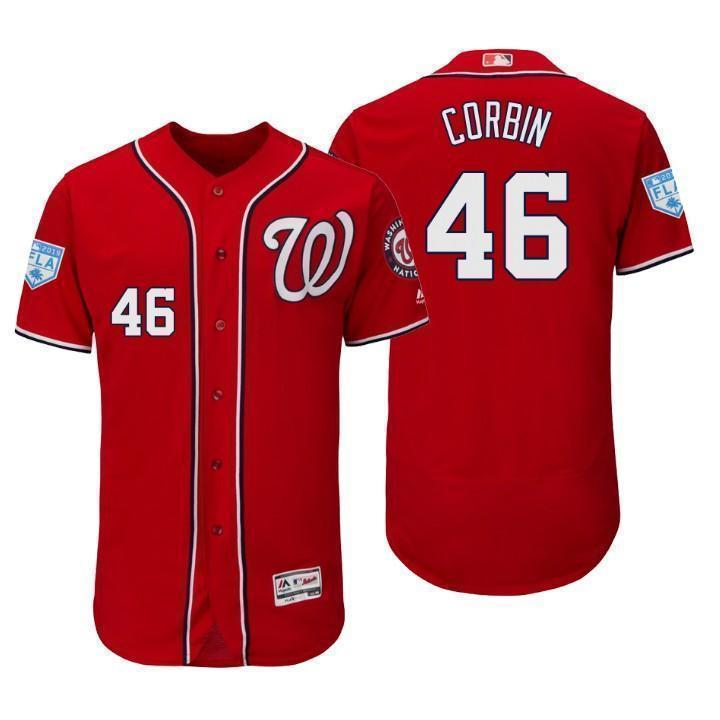 Patrick Corbin Washington Nationals 2019 Spring Training Baseball Player Jersey