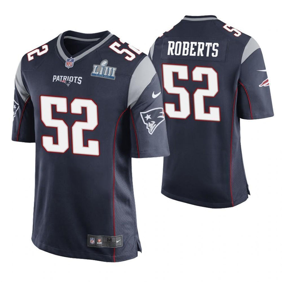 Elandon Roberts New England Patriots Super Bowl LIII Game Jersey