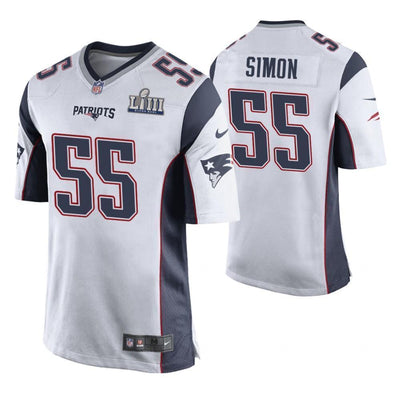 John Simon New England Patriots Super Bowl LIII Game Jersey