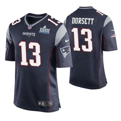 Phillip Dorsett New England Patriots Super Bowl LIII Game Jersey