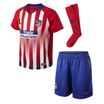 Atletico Madrid Home Kids Football Kit 2018/19