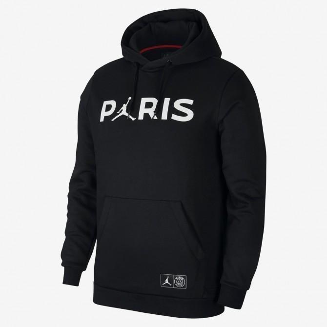 Paris Saint-Germain X Air Jordan Hoodie & Jogger Pants Set - Black