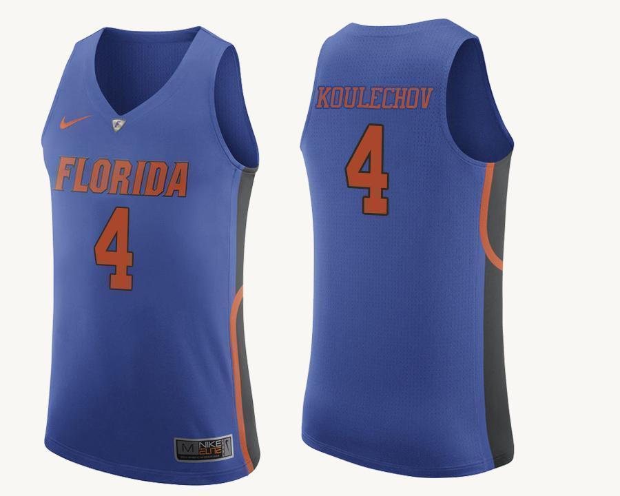 Egor Koulechov Florida Gators Basketball Jersey