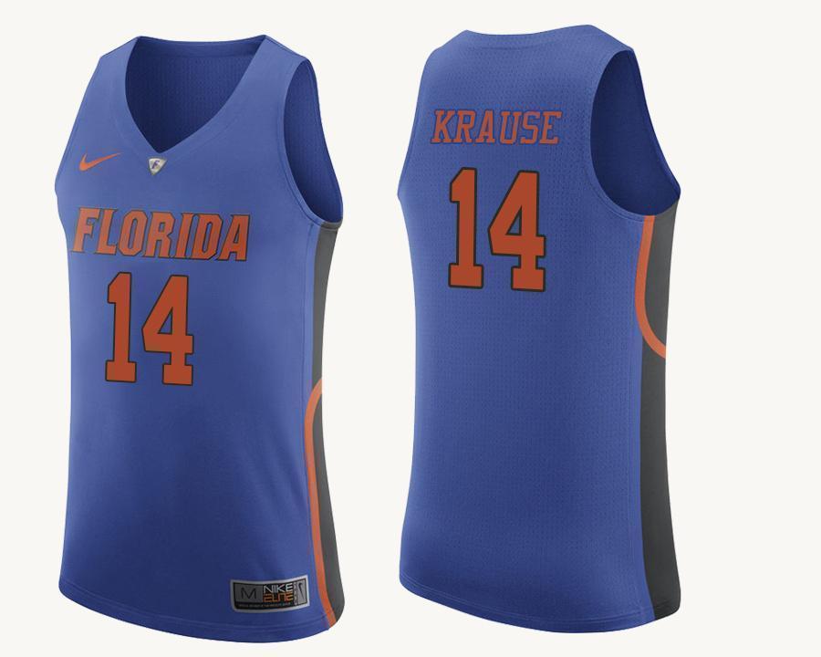 Mak Krause Florida Gators Basketball Jersey