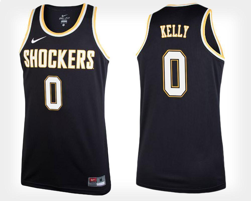 Rashard Kelly Wichita State Shockers Basketball Jersey-Black