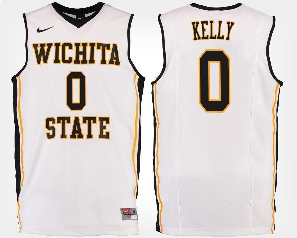 Rashard Kelly Wichita State Shockers Basketball Jersey-White