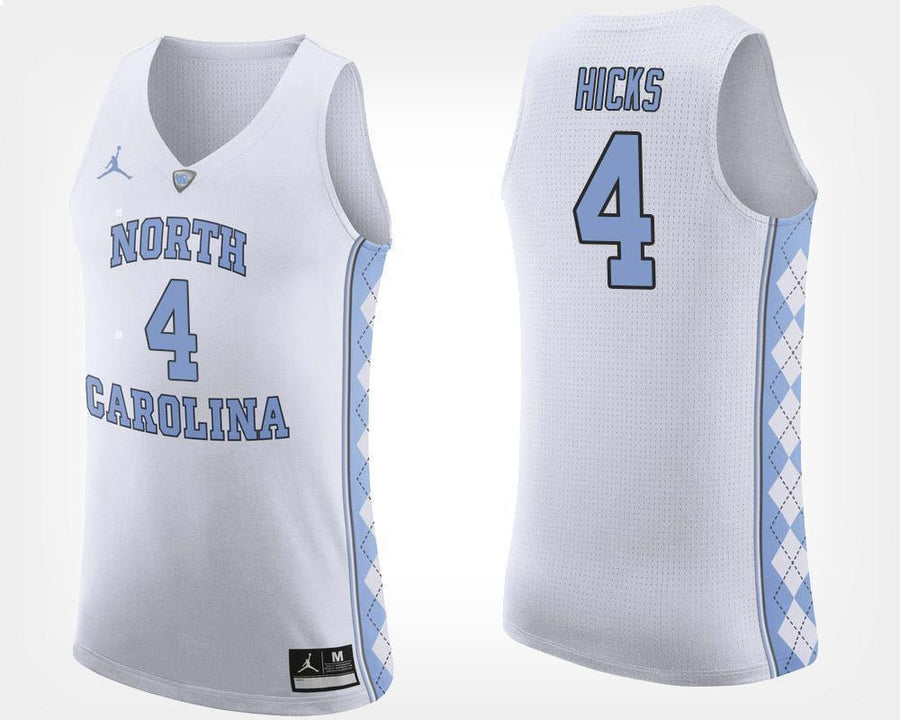 Isaiah Hicks North Carolina Basketball Jersey - White