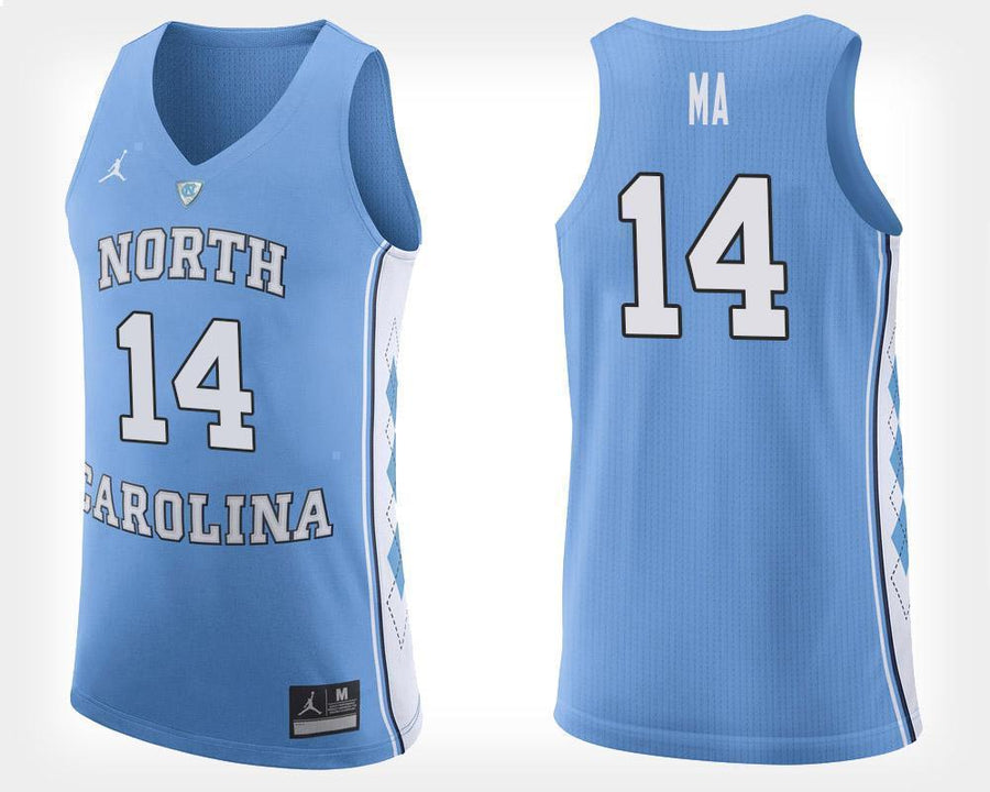 Kane Ma North Carolina Basketball Jersey - Light Blue