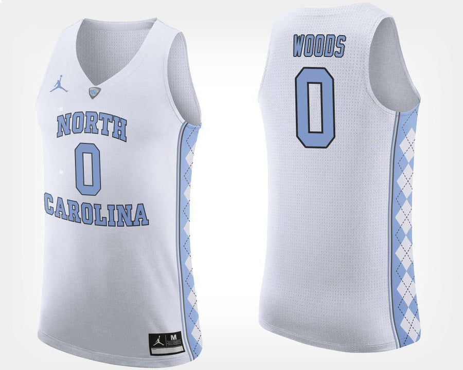 Seventh Woods North Carolina Basketball Jersey - White