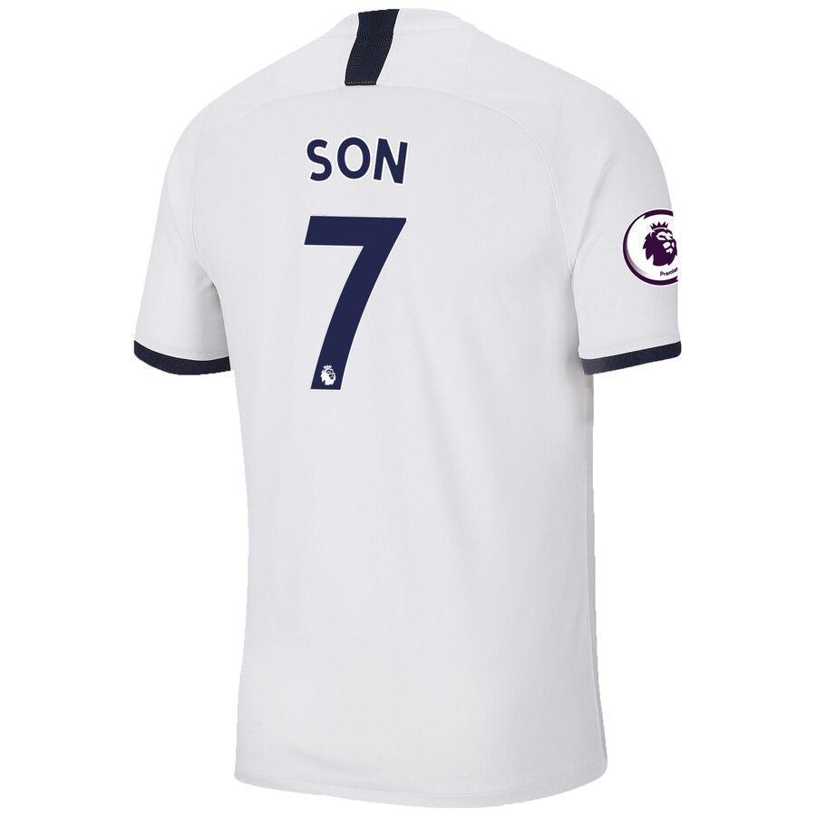 Son Heung-min #7 Tottenham Hotspur 2019/20 Home Replica Breathe Stadium Player Jersey – White