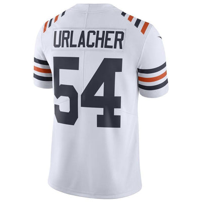 Men's Chicago Bears Brian Urlacher White 2019 100th Season Alternate Classic Retired Player Limited Jersey