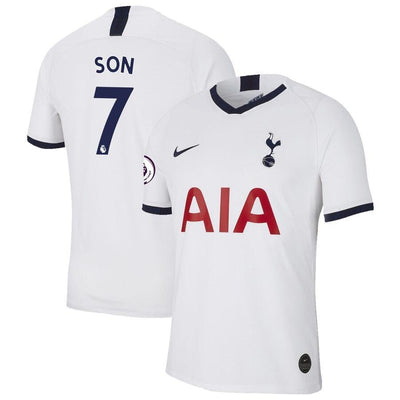 Son Heung-min #7 Tottenham Hotspur 2019/20 Home Replica Breathe Stadium Player Jersey – White
