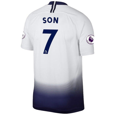 Son Heung-min #7 Tottenham Hotspur 2018/2019 Replica Home Jersey – White