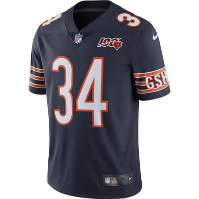 Men's Chicago Bears Walter Payton Navy 100th Season Retired Limited Jersey