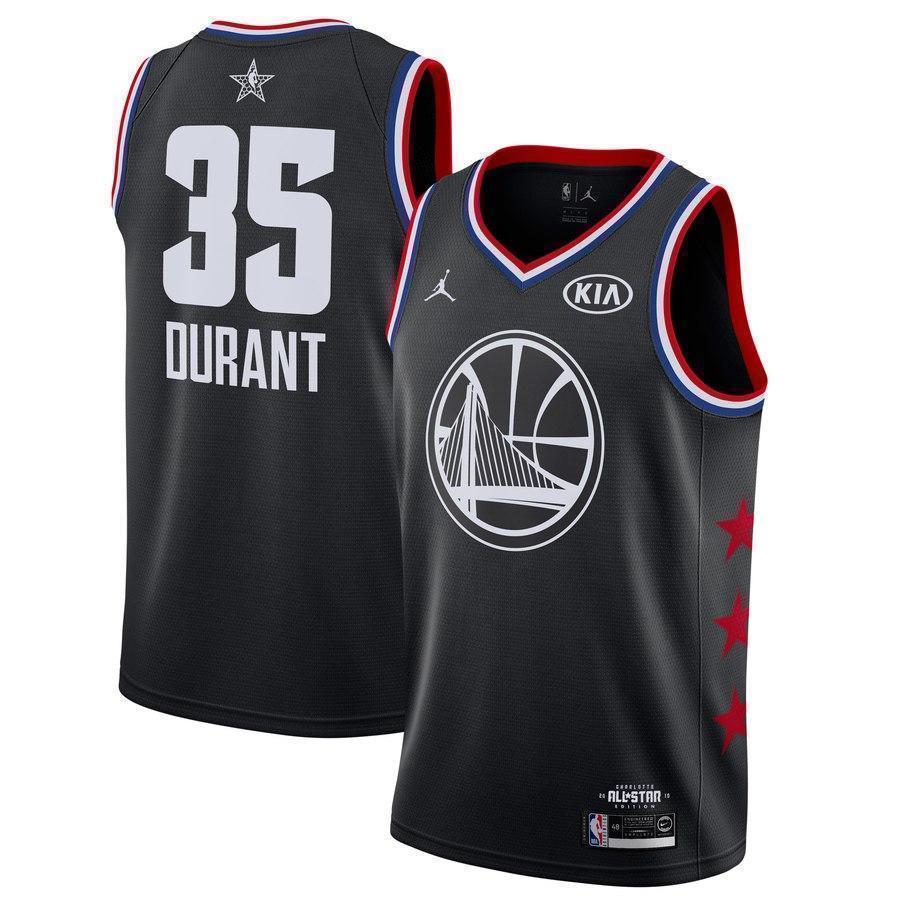 Golden State Warriors #35 Kevin Durant 2019 ALL STAR Swingman Jersey