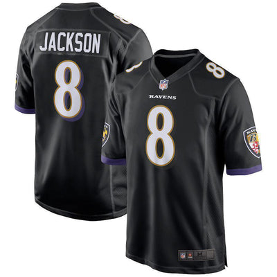 Lamar Jackson Baltimore Ravens 2018 NFL Draft Pick Game Jersey