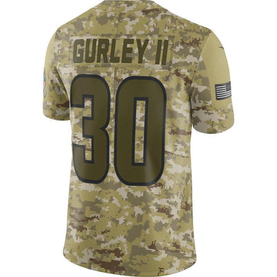 Todd Gurley II Los Angeles Rams Game Jersey Camo