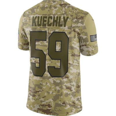 Luke Kuechly Carolina Panthers Game Jersey Camo