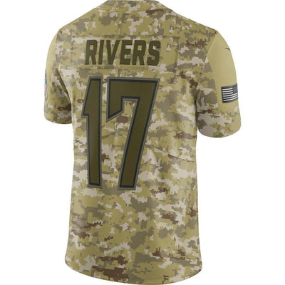 Philip Rivers Los Angeles Chargers Game Jersey Camo