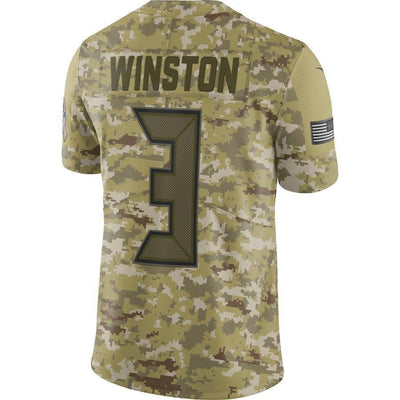 Jameis Winston Tampa Bay Buccaneers Game Jersey Camo