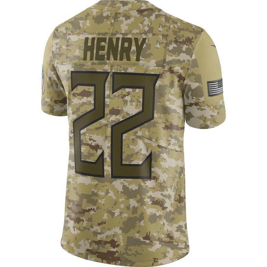 Derrick Henry Tennessee Titans Game Jersey Camo