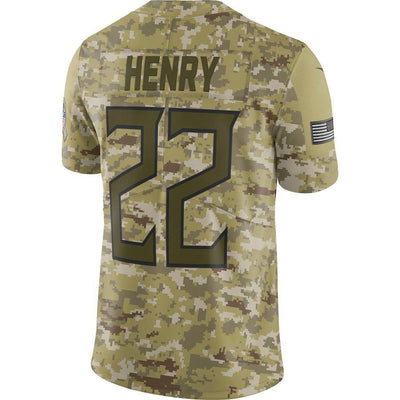 Derrick Henry Tennessee Titans Game Jersey Camo