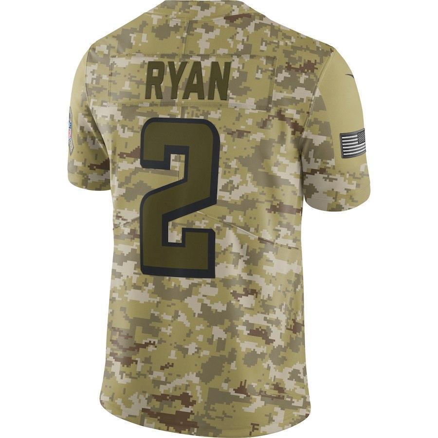 Matt Ryan Atlanta Falcons Game Jersey Camo