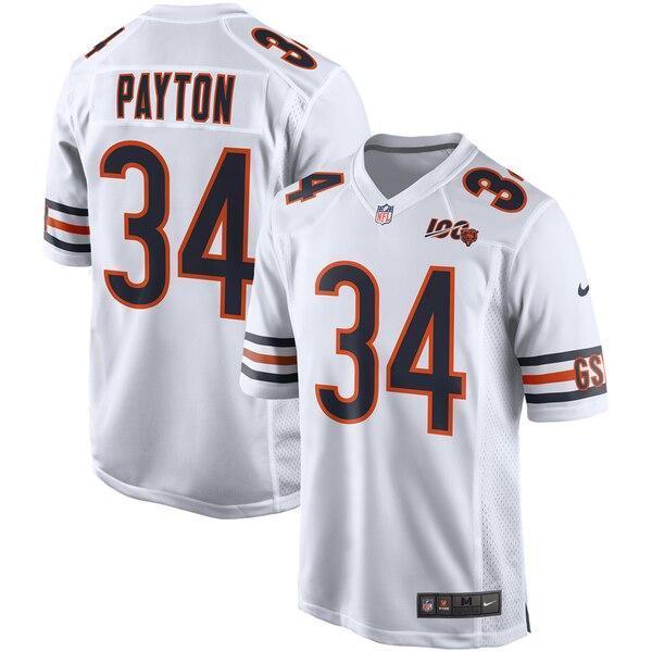 Walter Payton Chicago Bears 100th Season Game Jersey - White